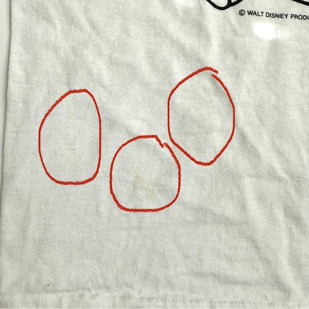 Vintage Mickey Mouse Ringer Tee T-Shirt S 34-36 - Picture 8 of 9